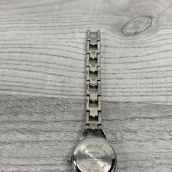 Women's Base Metal Bezel Watch 7 7/8 in. - Picture 8 of 11